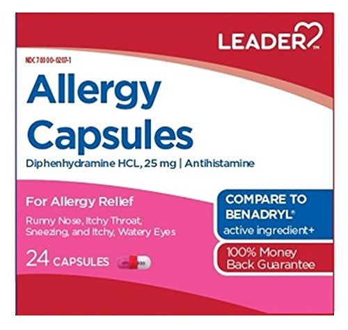 Leader Allergy Capsules, 24 Capsule Each