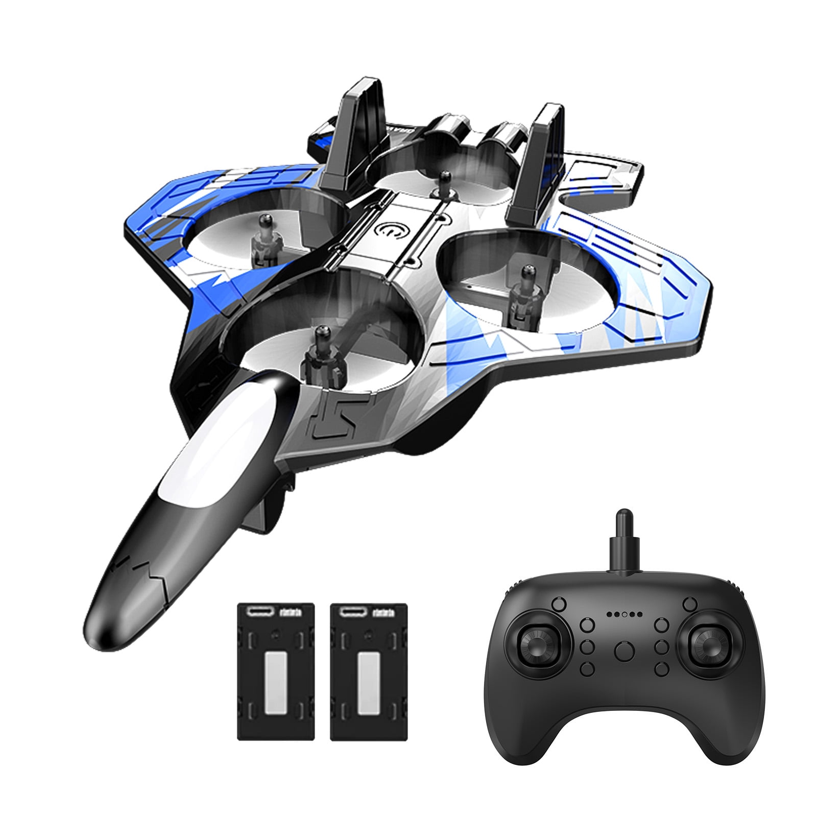 Radio Control Airplanes,Foam RC Airplane Jet  ,With 2 Batteries, RC Planes for Kids Adults 8-16, 360° Flip Fighter Jet Toys, Stunt Roll, Airplane drone for kids Toy Gifts