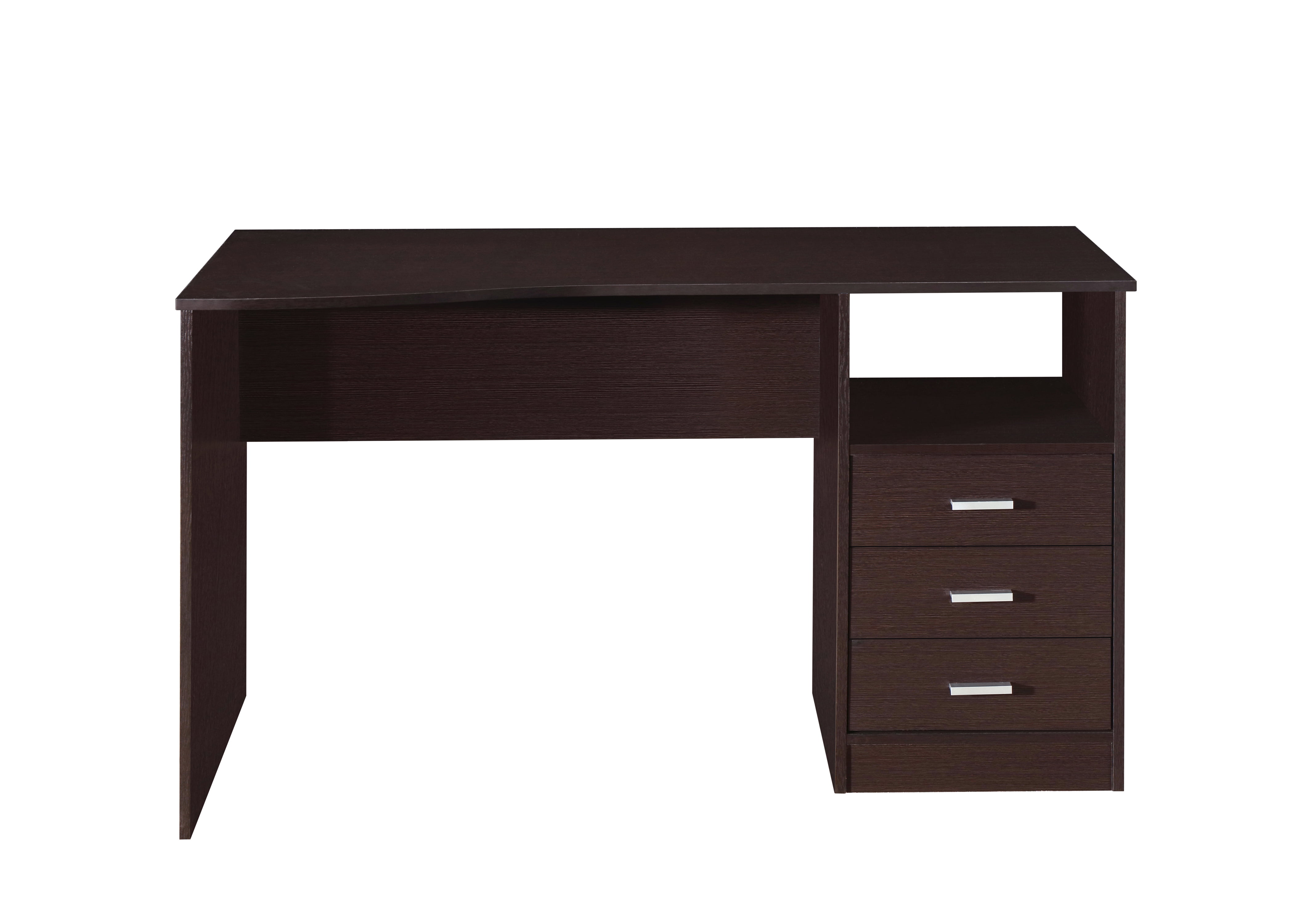 Techni Mobili Classic Computer Desk with Multiple Drawers, Wenge - 3