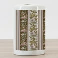 thumbnail image 3 of Orient Ceramic Toothbrush Holder, Middle Eastern Persian Floral Pattern with Paisley Leaves Boho Art Print, Decorative Versatile Countertop for Bathroom, 4.5" X 2.7", Multicolor, by Ambesonne, 3 of 4