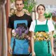 thumbnail image 5 of Yuarrent Bolsa de recolección de verduras lavable azul para jardinería Bolsa para recolección de frutas con liberación Tejido suave, grande Jardín y Patio verder, 5 of 6