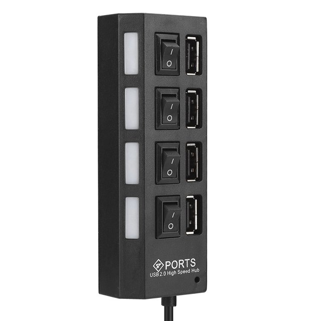USBHUB, Adaptateur USB2.0 Multiport 4 Ports HU de Haute Qualité