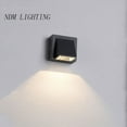 thumbnail image 2 of Inteprter Luz de pared al aire libre impermeable lámpara de noche equipo de iluminación decorativo 85-265V paisajismo jardín casa decoración Iluminación y accesorios Doble K 12W Tipo 1, 2 of 6