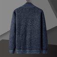 thumbnail image 6 of Mens Sweater, Autumn Winter Casual Stand Collar Thickened Warm Knit Cardigan Sweater Jacket, Cold Weather Warmth, Daily Outdoor Wear, Comfortable Men's Clothing, 6 of 8