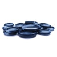 thumbnail image 4 of ButtonMode Luxury Suit Buttons 16pc Set includes 4 Buttons measuring 20mm (3/4 Inch) for Jacket Front and 12 Buttons measuring 15mm (9/16 Inch) for Jacket Sleeves and Pants, Blue Medium, 16-Buttons, 4 of 5