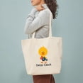 thumbnail image 4 of CafePress - Anchor Swim Chick Tote Bag - Unisex Canvas Tote Bag, Beige, 1-Piece, 4 of 8