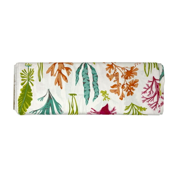 Waverly Inspirations 45" 100% Cotton Coral Mod Shell Sewing & Crafting Fabrics, 8 yd By the Bolt, Hot Pink