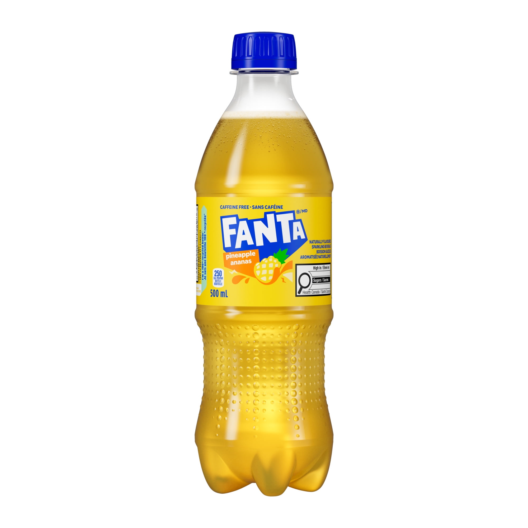 Fanta Pineapple Bottle, 500 mL, Fanta Pineapple