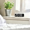 thumbnail image 4 of Giunmcul Reduced Price Projection Digital Alarm Clock for Bedroom Colorful LED Alarm Clock for Bedrooms with 12/24H Snooze Mirror LED Alarm Clock, 4 of 5