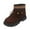 Brown, variant on Girls Fringe Ankle Boots Casual Suede Boho Embroidery Retro Fall Winter Dress Booties Round Toe Lug Sole Kids Western Boots 11.5 Little Kid Brown