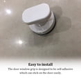 thumbnail image 3 of Suction Cup Door Window Handle Self Adhesive Nonslip Waterproof Pull Handles Multi-functional Closestool Sucker Handrail Accessory Bathroom Toilet Bedroom Black, 3 of 9