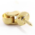 thumbnail image 4 of HSHDLDF 4 Pcs Universal Stem Casters Brass Castor Heavy Duty 360 Degree Rotation Swivel Wheels Hardware Movable for Furniture Trunk Box Sofa Trolley Chairs Cabinet Bed, 4 of 7