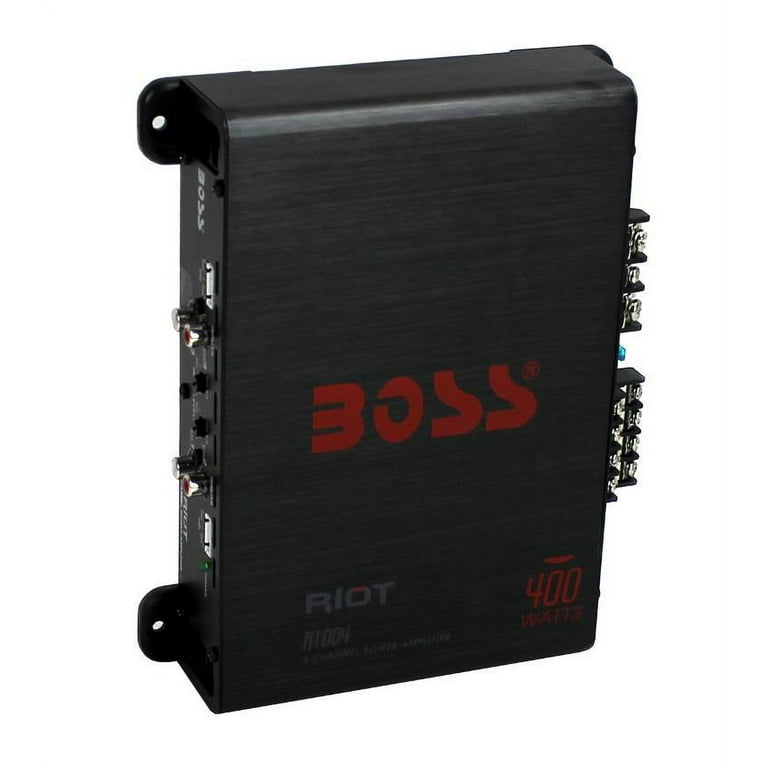 Boss Audio Riot R1004 400 Watt 4 Channel Car Power Amplifier Amp