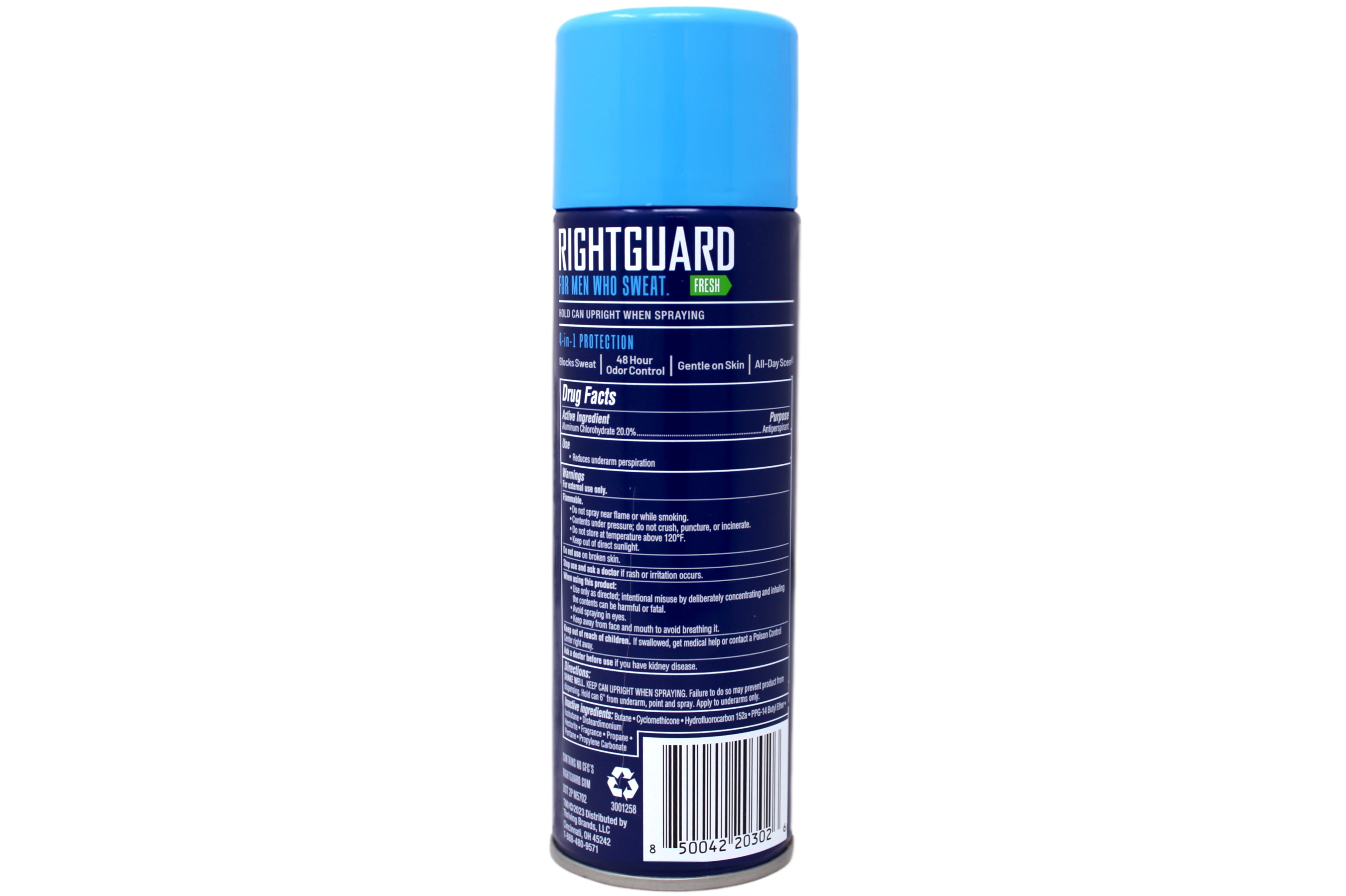 Right Guard Sport Antiperspirant Deodorant Aerosol Fresh 6 Oz (Pack of 5)