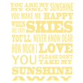 thumbnail image 2 of CafePress - You Are My Sunshine Throw Blanket - Soft Fleece Throw Blanket, 50"x60" for All Ages, 2 of 2