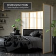 thumbnail image 3 of Red Lantern 6 ft. Tall Eudes Shoji Screen - Natural - 4 Panels, 3 of 6