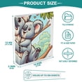 thumbnail image 5 of Mother's Day Koala Leaves 3 Ring Binders 1.5 inch Hardcover File Folders with Interior Pockets A4 Size Organizer for School Office Hospital, 5 of 8