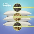thumbnail image 5 of Buckwheat 20X26" Standard Bed Pillow - Cotton Fabric Soft Pillow for Sleep - Made in USA, 5 of 11