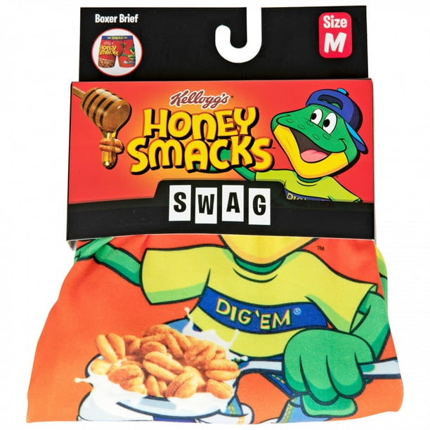 Kellogg's Honey Smacks Cereal Swag Boxer Briefs-XLarge (40-42) 