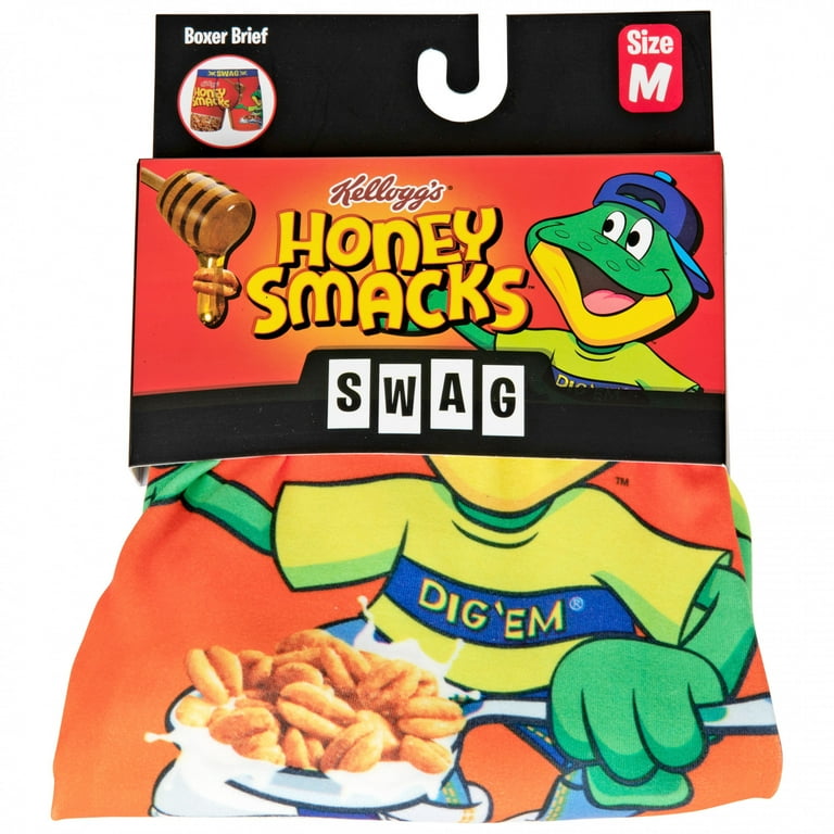 Kellogg's Honey Smacks Cereal Swag Boxer Briefs-XLarge