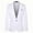 White, variant on ZVNAΖH Blazer for Men, Men' Slim Fit One Button Suit Blazer Jacket Casual Party Sport Coat