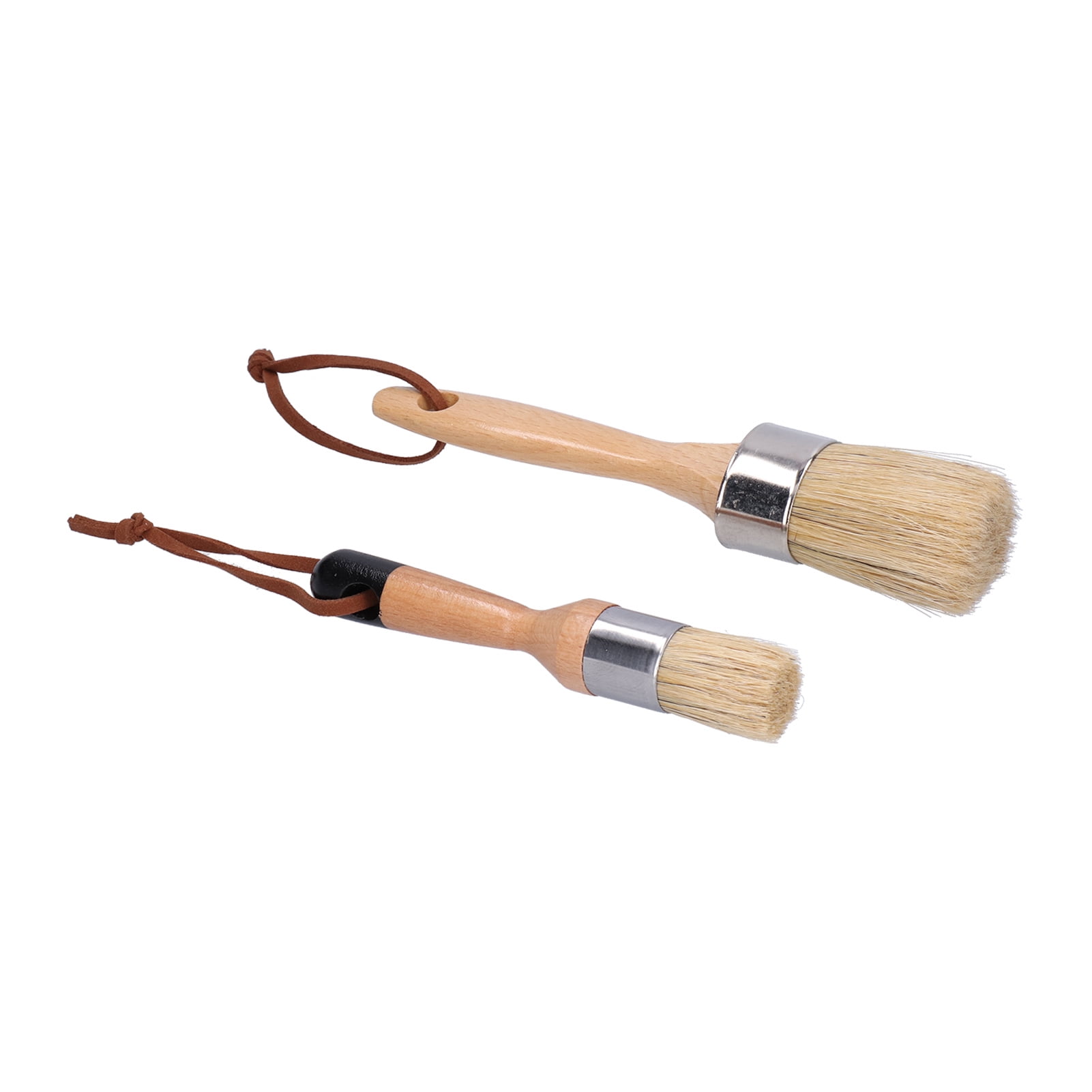 2pcs Paint Brush Stain Brush Tool for Cabinet Decks Wall Painting Art Decor 