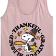 thumbnail image 3 of Peanuts - Thankful Grateful Blessed - Women's Racerback Tank Top, 3 of 6