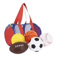thumbnail image 1 of 5 piezas El conjunto de pelotas deportivas para niños incluye fútbol, ​​baloncesto, rugby, béisbol y voleibol desarrollar habilidades para Park Lawn, 1 of 8