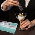 thumbnail image 3 of Mainstays Jumbo 2" Light Blue 6-Cavity Silicone Ice Cube Maker, for Perfect Rock Cubes, 1 Piece, 3 of 6
