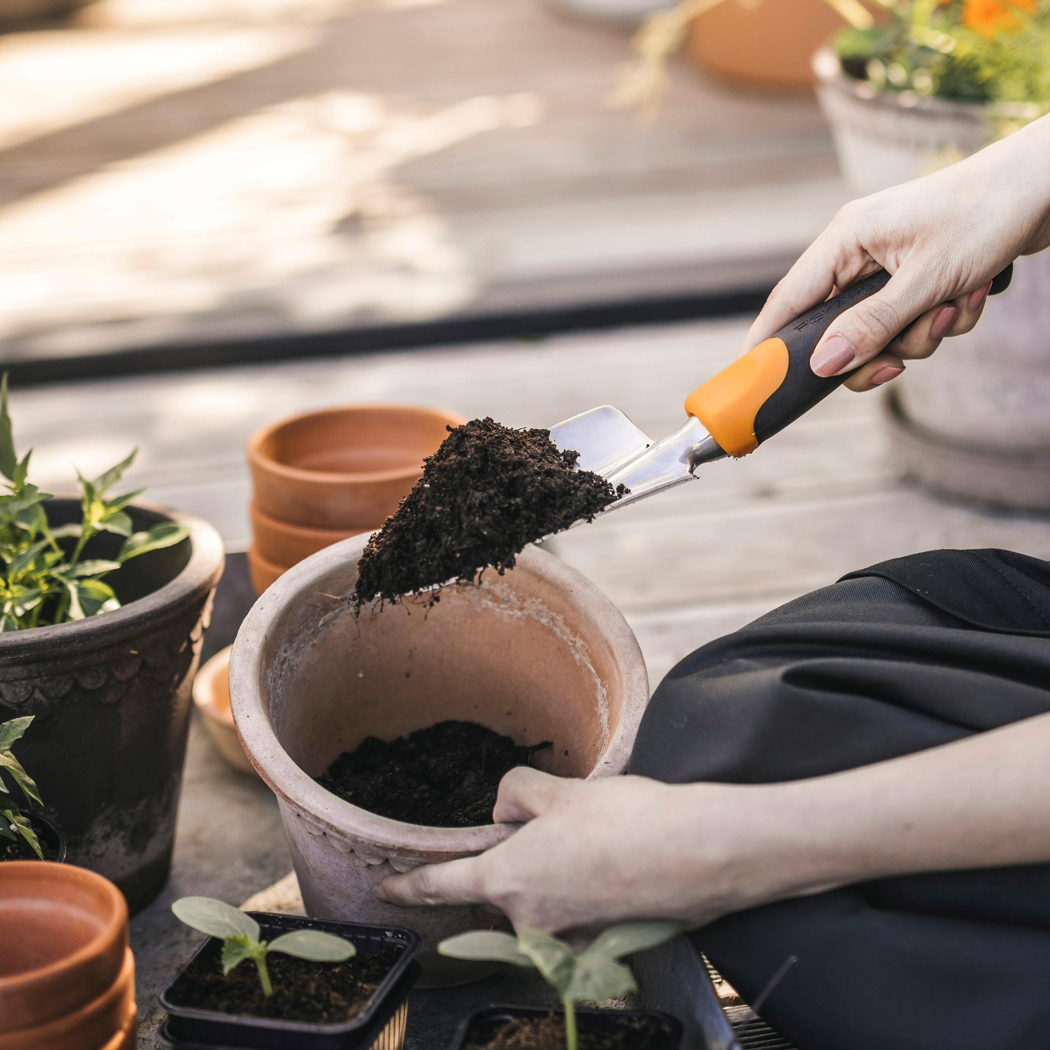Fiskars garden trowel discount