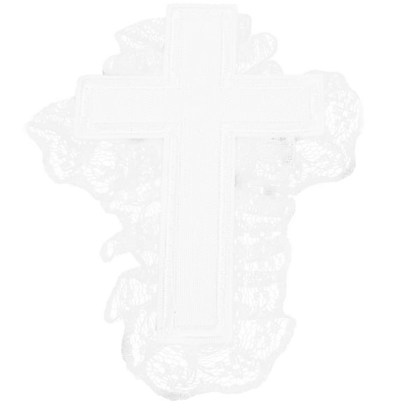 NICEXMAS Lace Hair Accessory Hair Clip White Cloth Fashion Accessory For Teenagers Gatherings 1Set