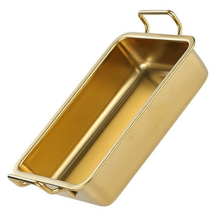 

UDIYO Serving Trays Serving Trays Non-stick Multifunctional Stainless Steel Rectangle Metal Tray for Kitchen