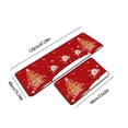 thumbnail image 3 of PLPPYFS Christmas Kitchen Rugs, Set of 2 Kitchen Floor Mat Christmas Decorations for Home, Non-Slip Anti Fatigue Kitchen Mats, for Christmas Kitchen Decor Laundry Office Sink 16"x47"+16"x24", 3 of 5