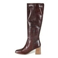 thumbnail image 3 of Diba True Womens Mar Velus Square Toe Zippered  Tall Boots, 3 of 5