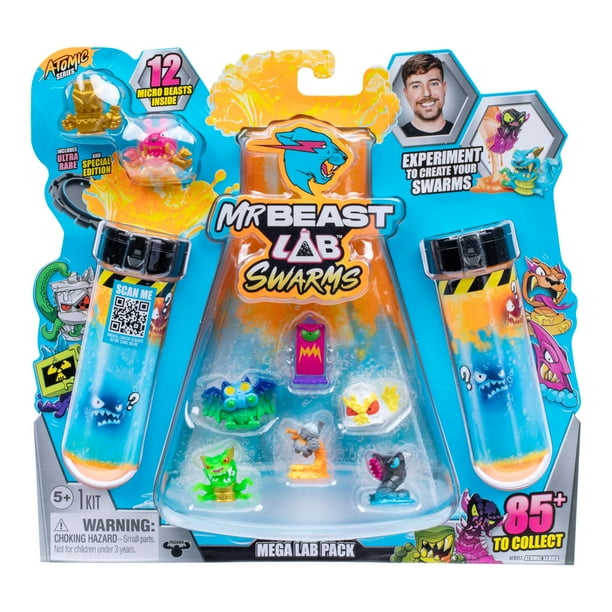 Microbestias coleccionables: MrBeast Lab Swarms, serie 2