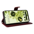 thumbnail image 2 of Allytechgroup Wallet Case for Google Pixel 6, Premium PU Leather Slim Flip Cover Stand Bumper Shockproof Protective Cards Slots Anti-Scratch Phone Case for Pixel 6, Winered, 2 of 12