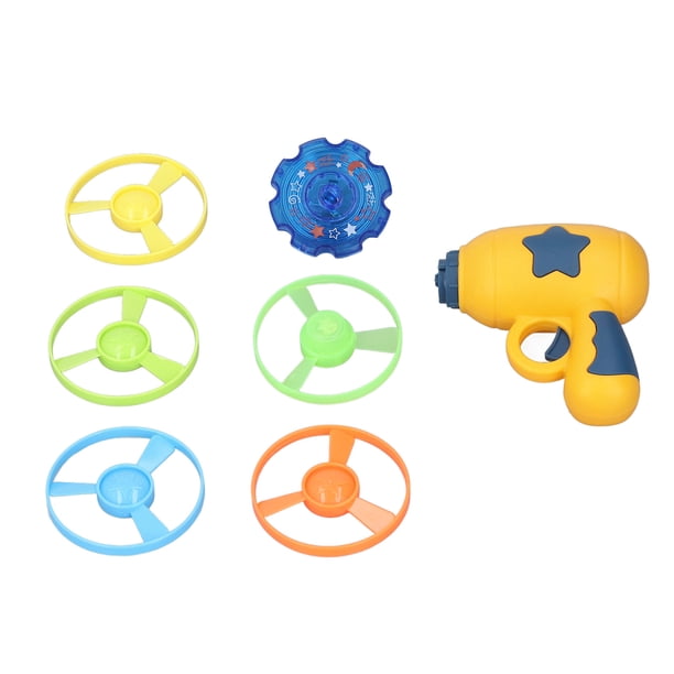 Lot De 2 Lanceurs De Disques En Mousse – Jouet Volant Extérieur, Souple Et Sans Piles, Cadeau Enfant