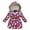 Dark Purple, variant on Ccpelsie Toddler Puffer Jacket for Girls Warm Coat Outerwear Winter Fashion Casual Coat with Pocket for Kids(Navy,2-3 Years)