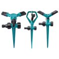 thumbnail image 1 of 1 Set of 3Pcs Floor Inserted Lawn Sprinkler Garden Watering Automatic Rotary Nozzle Equipment Gardening Irrigation Tool, 1 of 4