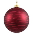thumbnail image 4 of Vickerman 4.75" Glitter Ball Christmas Ornaments, Pack of 2, 4 of 7