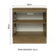 thumbnail image 3 of Gabinete Bajo Bufetera Madesa Glamy 80cm Con Encimera MB, 3 of 5