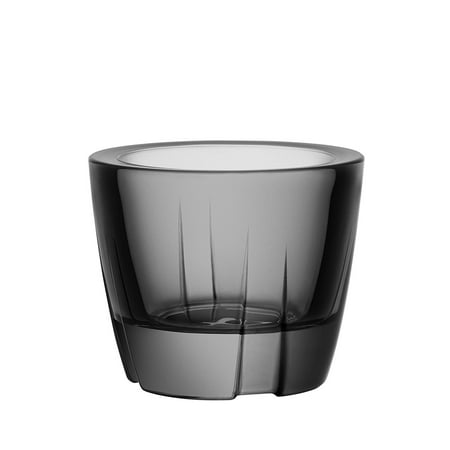 Kosta Boda Bruk Anything Bowl Votive Smoke Grey Glass