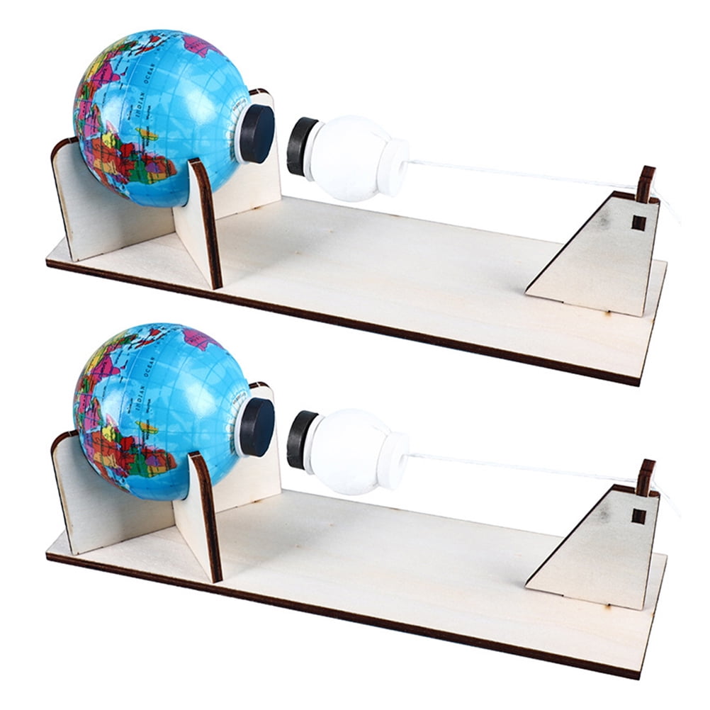2 Sets DIY Earth Moon Gravity Toy Scientific Toy Physical Science