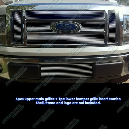 2012 F150 Grill >> Compatible With Aps 09 2012 2011 Ford F 150 Lariat King Ranch Billet Grille Grill Combo Insert F61090a 2012 F150 Grill >> Compatible With Aps 09 2012 2011 Ford F 150 Lariat King Ranch Billet Grille Grill Combo Insert F61090a