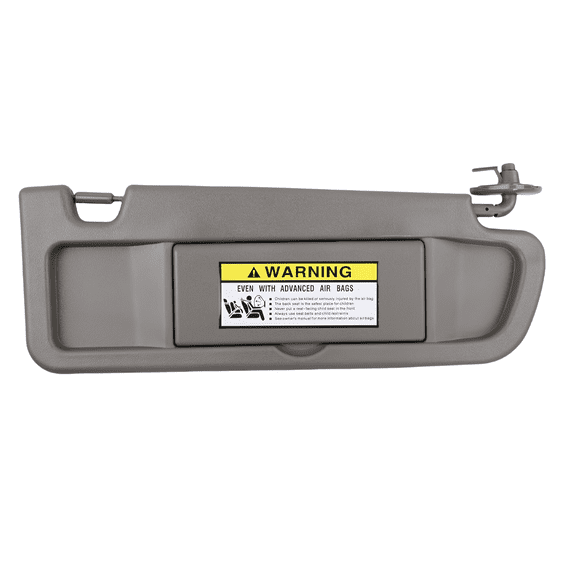 Right Passenger Side Sun Visor For Honda Civic 2006 2007 2008 2009 2010 2011 With Vanity Mirror Replacement OEM 83280-SNA-A01ZA-grey