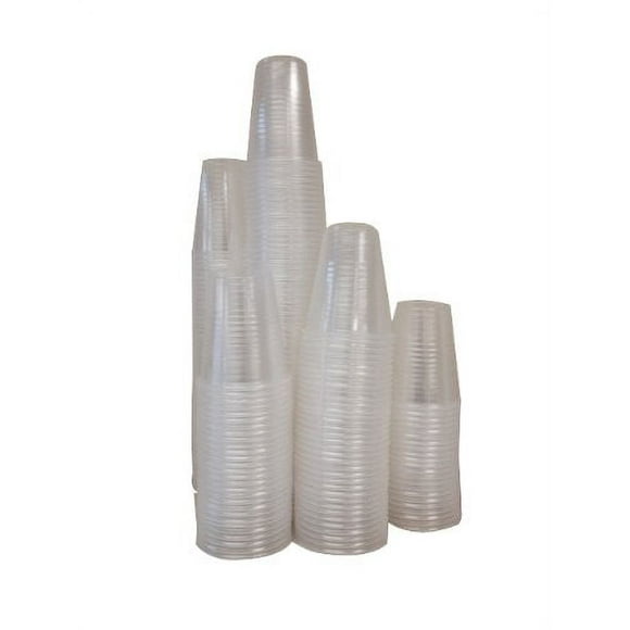 Crystalware Plastic Cups, 5oz., Packed in a bags of 100 25/case, Clear (2500 cups total)