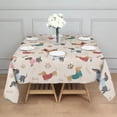 thumbnail image 3 of Dachshund Square Tablecloth,Waterproof Square Table Cover,Wipeable Spillproof Washable Table Cover for Home Kitchen Party Decor 60"x60"(152x152cm), 3 of 6