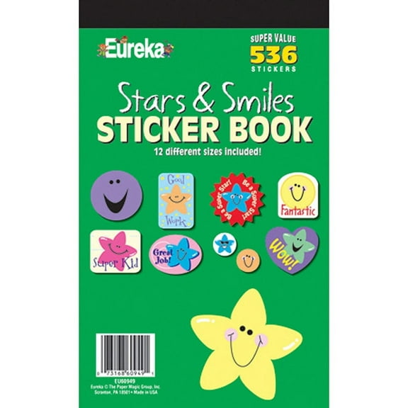 EU-609490 - Stars & Smiles Sticker Book by Eureka