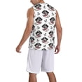 thumbnail image 2 of Sikiie Pirate Puppy Basketball Jersey Reversible Men's Mesh Athletic Sports Shirts Training Practice S-4XLLarge, 2 of 6