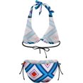 thumbnail image 3 of HPINK-T Women's Halter Triangle Bikini Tie Side Bottom Two Piece Swimsuit, 3 of 12
